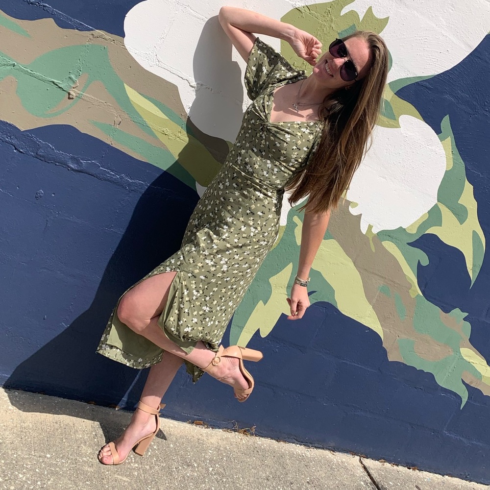 Sage Green ASTR the Label Summer Dress